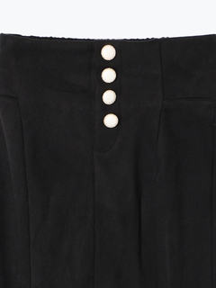 LUDIC PARK(ルディックパーク) |スエードポンチボタン付きマーメイドスカート