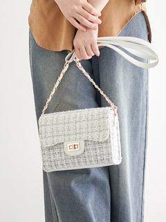 LUDIC PARK(ルディックパーク) |ツイードフラップショルダーバッグ