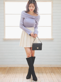 LUDIC PARK(ルディックパーク) |ツイードフラップショルダーバッグ