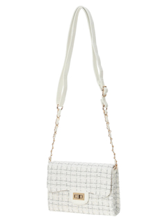 LUDIC PARK(ルディックパーク) |ツイードフラップショルダーバッグ