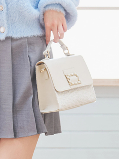 LUDIC PARK(ルディックパーク) |[2WAY]ツイード×フェイクレザーバッグ