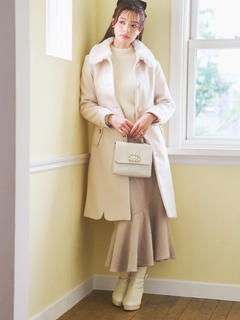 LUDIC PARK(ルディックパーク) |[2WAY]ツイード×フェイクレザーバッグ