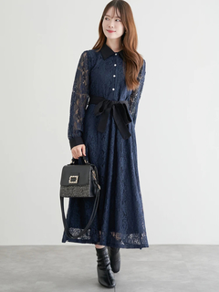 LUDIC PARK(ルディックパーク) |[2WAY]ツイード×フェイクレザーバッグ