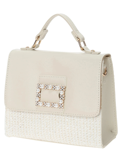 LUDIC PARK(ルディックパーク) |[2WAY]ツイード×フェイクレザーバッグ