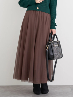 LUDIC PARK(ルディックパーク) |[2WAY]ビジュー付きツイード×フェイクレザーバッグ