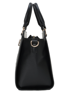 LUDIC PARK(ルディックパーク) |[2WAY]ビジュー付きツイード×フェイクレザーバッグ