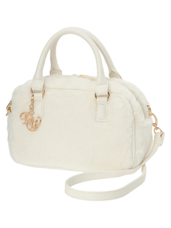 LUDIC PARK(ルディックパーク) |[2WAY]ファーチャーム付きボストンバッグ