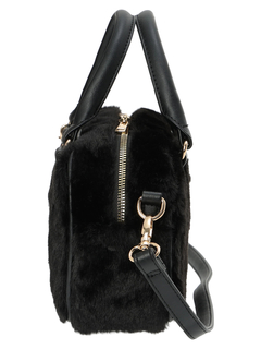 LUDIC PARK(ルディックパーク) |[2WAY]ファーチャーム付きボストンバッグ