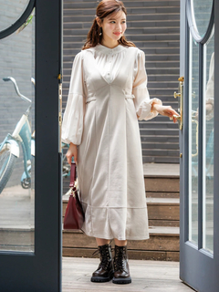 チェックプリーツ切り替えジャンパースカート / LUDIC PARK（ル