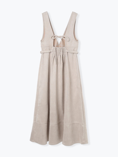 LUDIC PARK(ルディックパーク) |バックリボンスエードポンチジャンパースカート