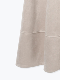 LUDIC PARK(ルディックパーク) |バックリボンスエードポンチジャンパースカート