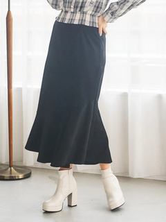 LUDIC PARK(ルディックパーク) |スエードポンチビット付きマーメイドスカート