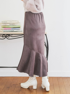 LUDIC PARK(ルディックパーク) |スエードポンチビット付きマーメイドスカート