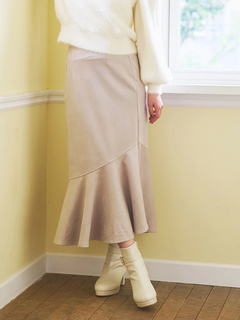 LUDIC PARK(ルディックパーク) |スエードポンチビット付きマーメイドスカート