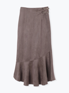 LUDIC PARK(ルディックパーク) |スエードポンチビット付きマーメイドスカート