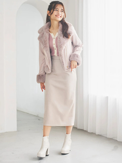 LUDIC PARK(ルディックパーク) |スエードポンチナロースカート