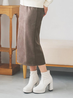 LUDIC PARK(ルディックパーク) |スエードポンチナロースカート