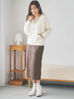 LUDIC PARK(ルディックパーク) |スエードポンチナロースカート