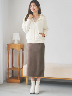 LUDIC PARK(ルディックパーク) |スエードポンチナロースカート