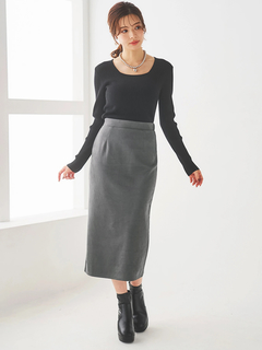 LUDIC PARK(ルディックパーク) |スエードポンチナロースカート