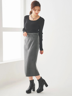 LUDIC PARK(ルディックパーク) |スエードポンチナロースカート