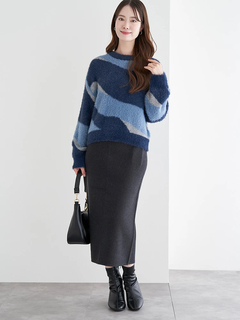 LUDIC PARK(ルディックパーク) |スエードポンチナロースカート