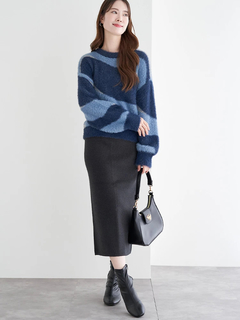 LUDIC PARK(ルディックパーク) |スエードポンチナロースカート