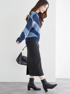 LUDIC PARK(ルディックパーク) |スエードポンチナロースカート