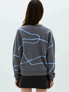 LUDIC PARK(ルディックパーク) |ラインジャガードシャギーラメニットトップス