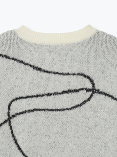 LUDIC PARK(ルディックパーク) |ラインジャガードシャギーラメニットトップス