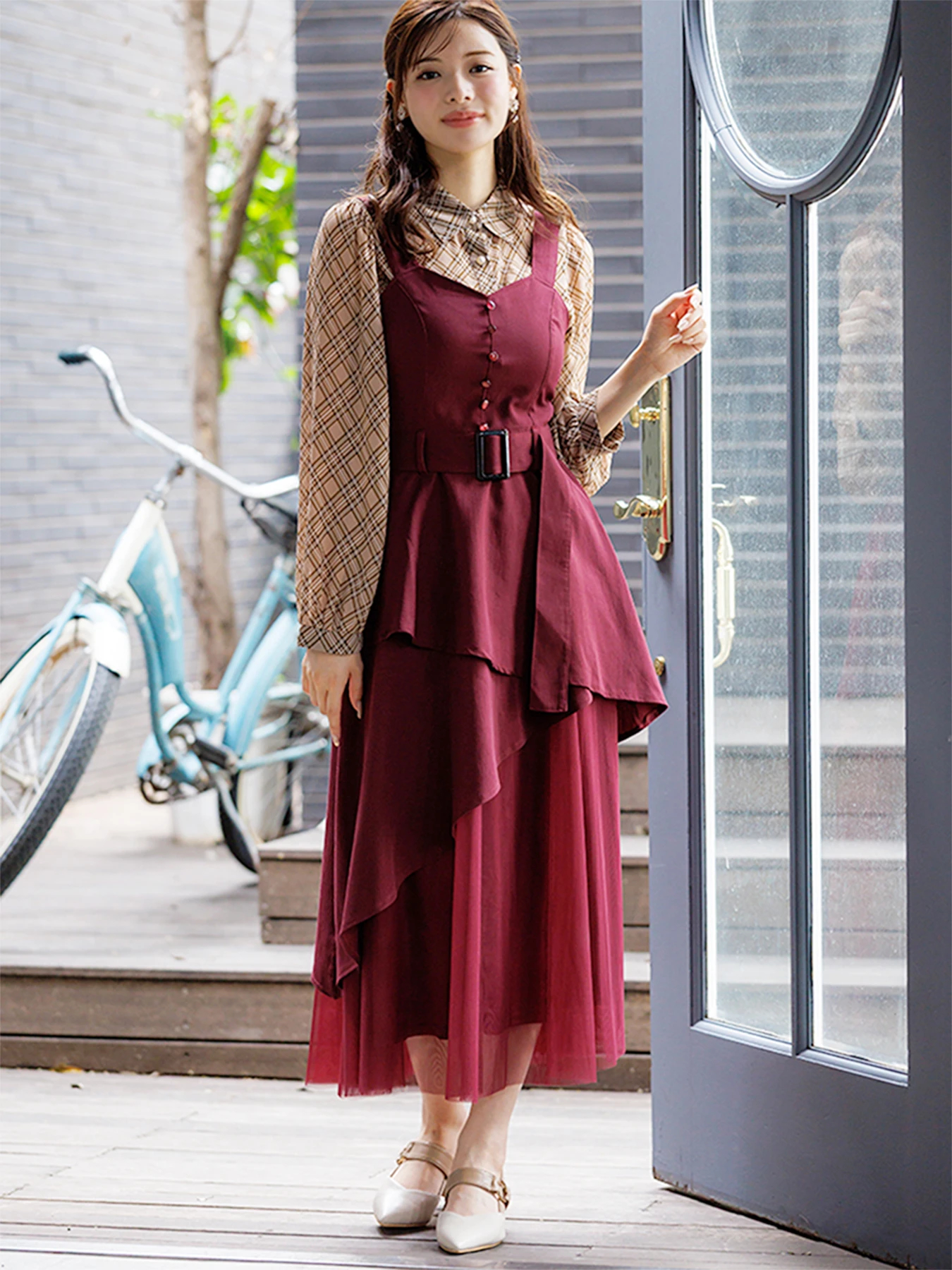 チュールアシメジャンパースカート / LUDIC PARK（ルディックパーク