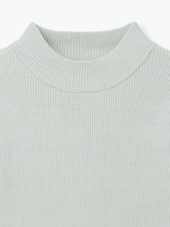 LUDIC PARK(ルディックパーク) |袖ボタンリブニットプルオーバー