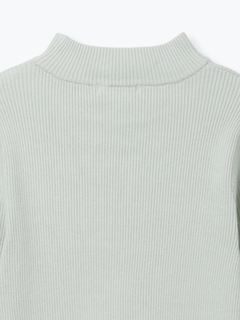 LUDIC PARK(ルディックパーク) |袖ボタンリブニットプルオーバー