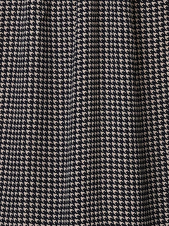 LUDIC PARK(ルディックパーク) |【袖2WAY】千鳥柄ノーカラーシャツ