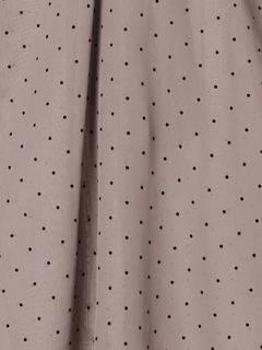 LUDIC PARK(ルディックパーク) |[前後２WAY]ドット柄フロッキープリントボウタイブラウス