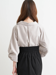 LUDIC PARK(ルディックパーク) |タックスリーブスキッパーシャツ