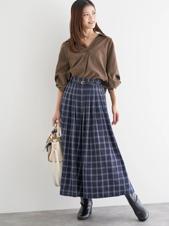 LUDIC PARK(ルディックパーク) |タックスリーブスキッパーシャツ