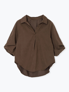 LUDIC PARK(ルディックパーク) |タックスリーブスキッパーシャツ