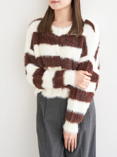 LUDIC PARK(ルディックパーク) |フェザーボーダーカーディガン