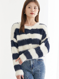 LUDIC PARK(ルディックパーク) |フェザーボーダーカーディガン