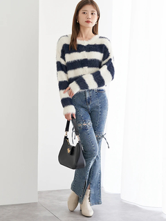 LUDIC PARK(ルディックパーク) |フェザーボーダーカーディガン