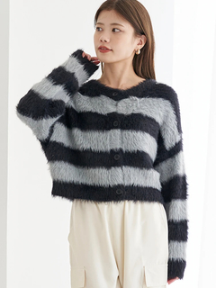 LUDIC PARK(ルディックパーク) |フェザーボーダーカーディガン