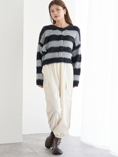 LUDIC PARK(ルディックパーク) |フェザーボーダーカーディガン