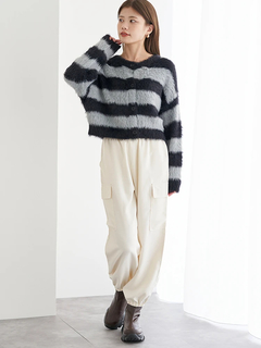 LUDIC PARK(ルディックパーク) |フェザーボーダーカーディガン