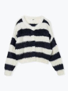 LUDIC PARK(ルディックパーク) |フェザーボーダーカーディガン