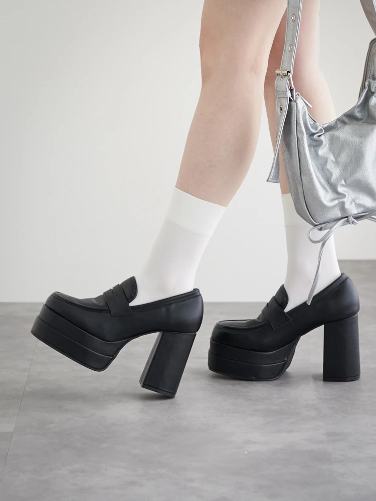 厚底チャンキーヒールローファー / LUDIC PARK（ルディック