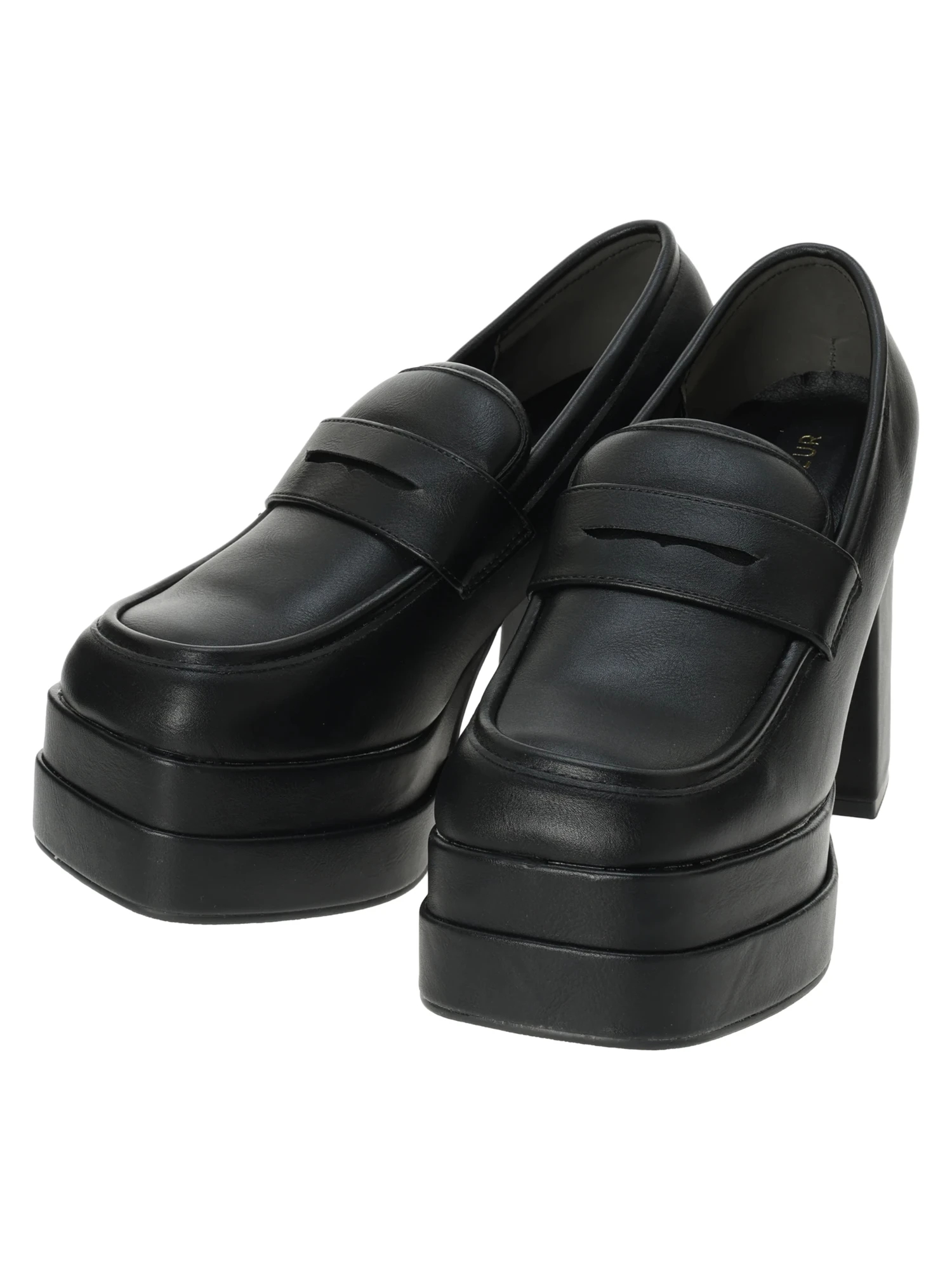 極美品✨モンクレール　MONCLER ローファー　チャンキーヒール　レザー　厚底 MONCLER（モンクレール） 【並行輸入品】モンクレール ローファー