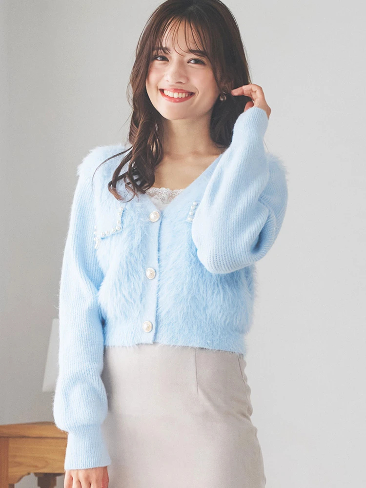シャギーパールカーディガン / LUDIC PARK（ルディックパーク）の