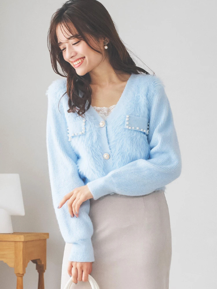 シャギーパールカーディガン / LUDIC PARK（ルディックパーク）の