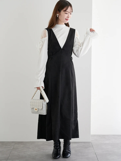 LUDIC PARK(ルディックパーク) |肩チュールシアーパール付きリボントップス